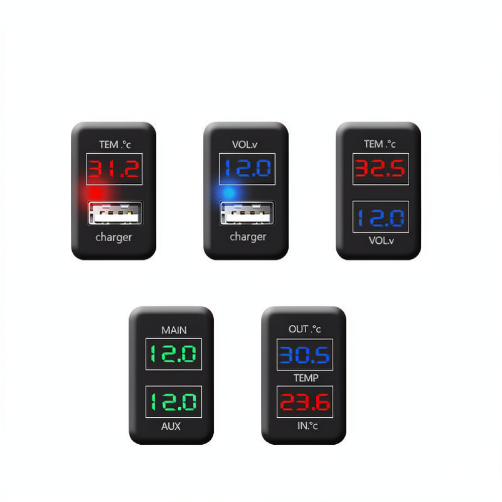 Power Supply Tester - Cargador USB Rápido para Automóvil, para