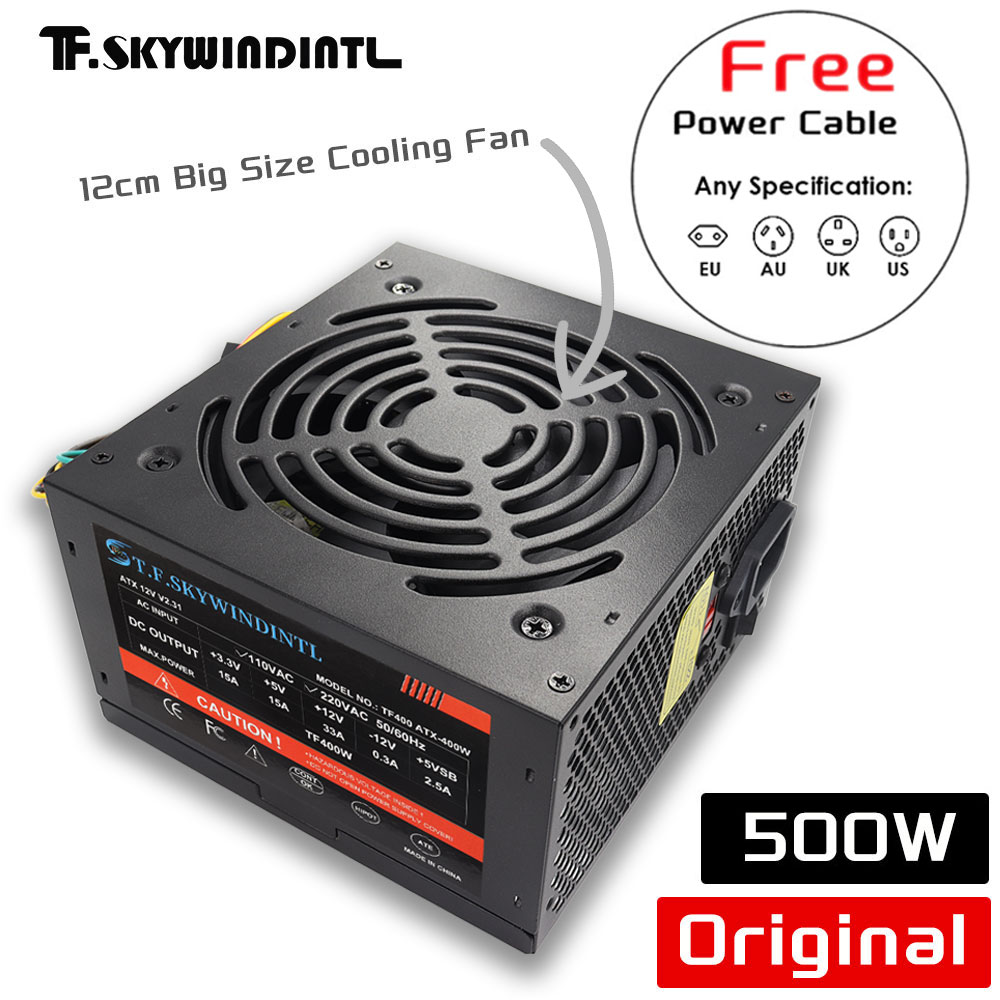 Fuente de alimentación PSU ATX - Power Supply 750W reseña y precio