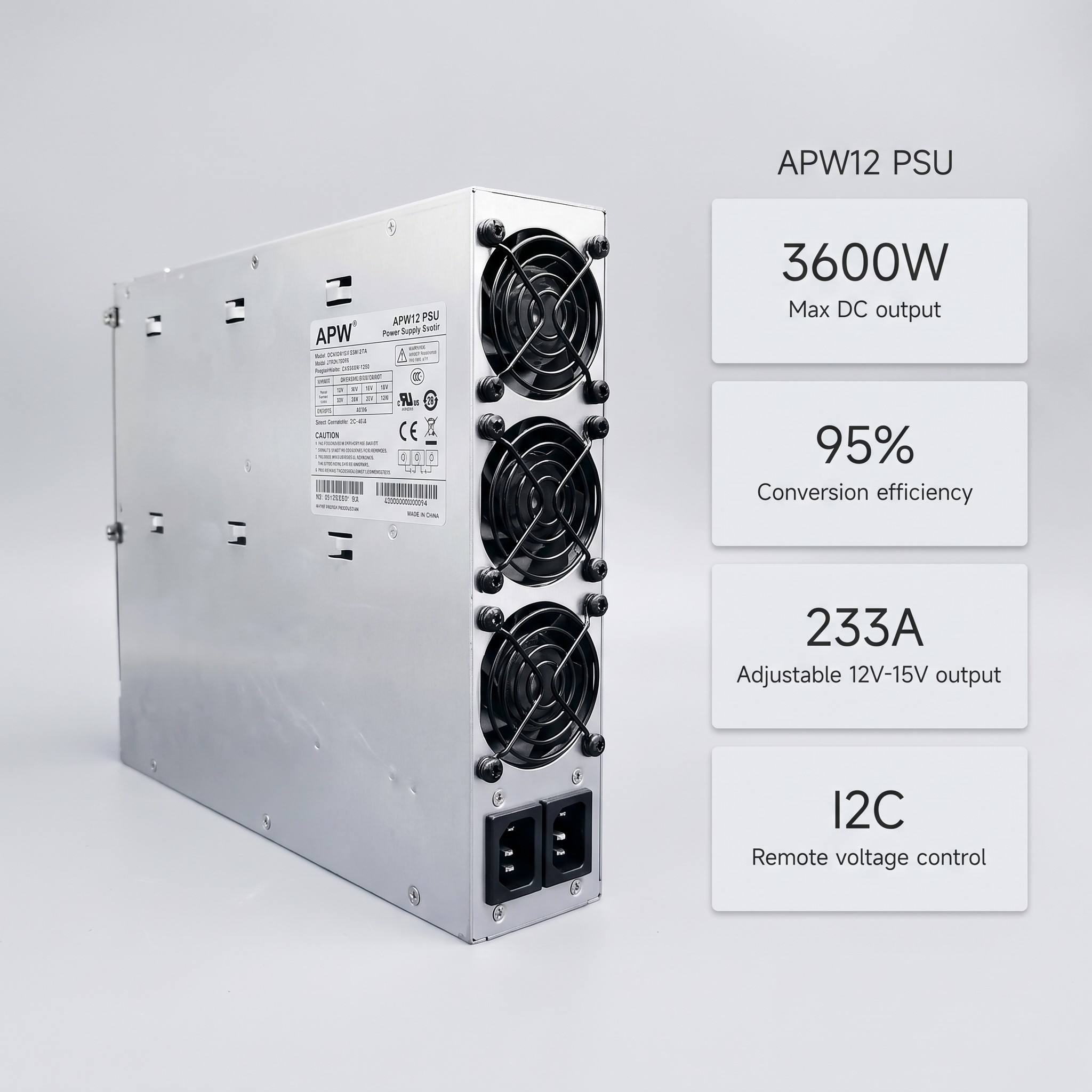 Fuente de alimentación S19K Pr - Server Power Supply reseña y precio
